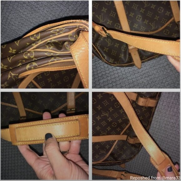 100% Authentic Louis Vuitton Monogram Saumur 43 - Picture 5 of 9